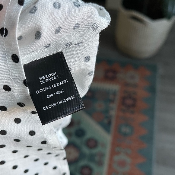 Torrid Black & White Polka Dot Women’s Blouse, Size 3–NWT!••• - Picture 12 of 14